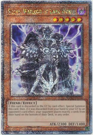 Sillva, Warlord of Dark World - RA03-EN158 - Quarter Century Secret Rare - 1st Edition