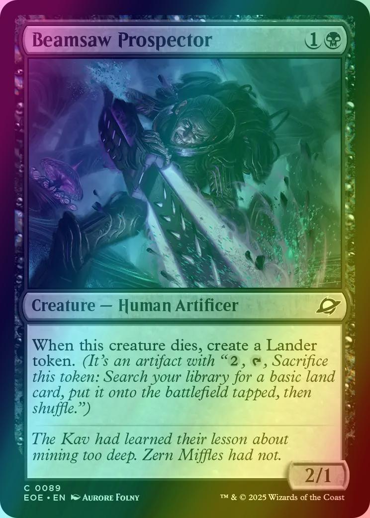 Beamsaw Prospector [89] [Edge of Eternities] [Foil]