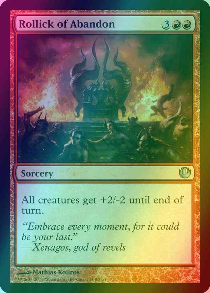 Rollick of Abandon [108] [Journey into Nyx] [Foil]
