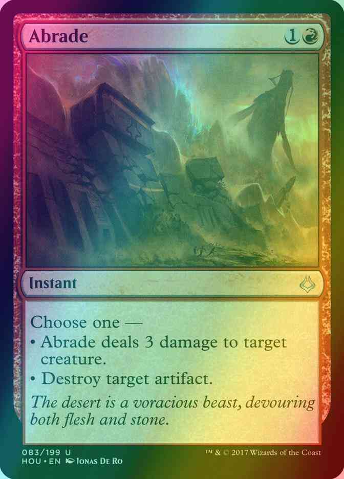 Abrade [83] [Hour of Devastation] [Foil]