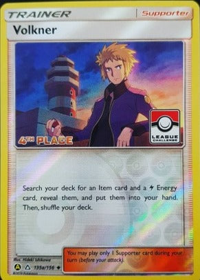 Volkner - 135a/156 - Reverse Holo - 4th Place League Promo [Reverse Holo]