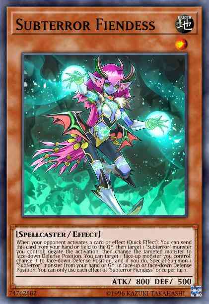 Subterror Fiendess - MACR-EN082 - Super Rare - Unlimited