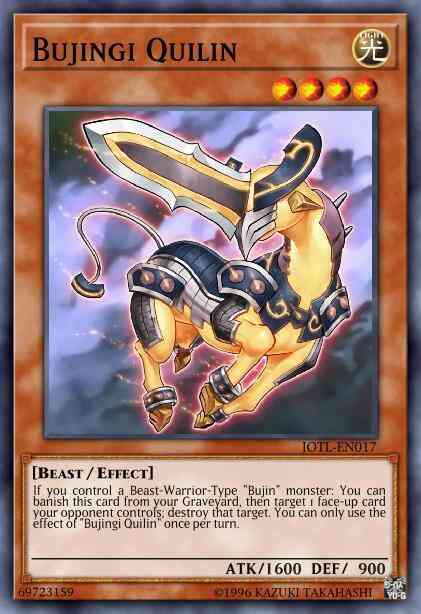 Bujingi Quilin - JOTL-EN017 - Super Rare - 1st Edition