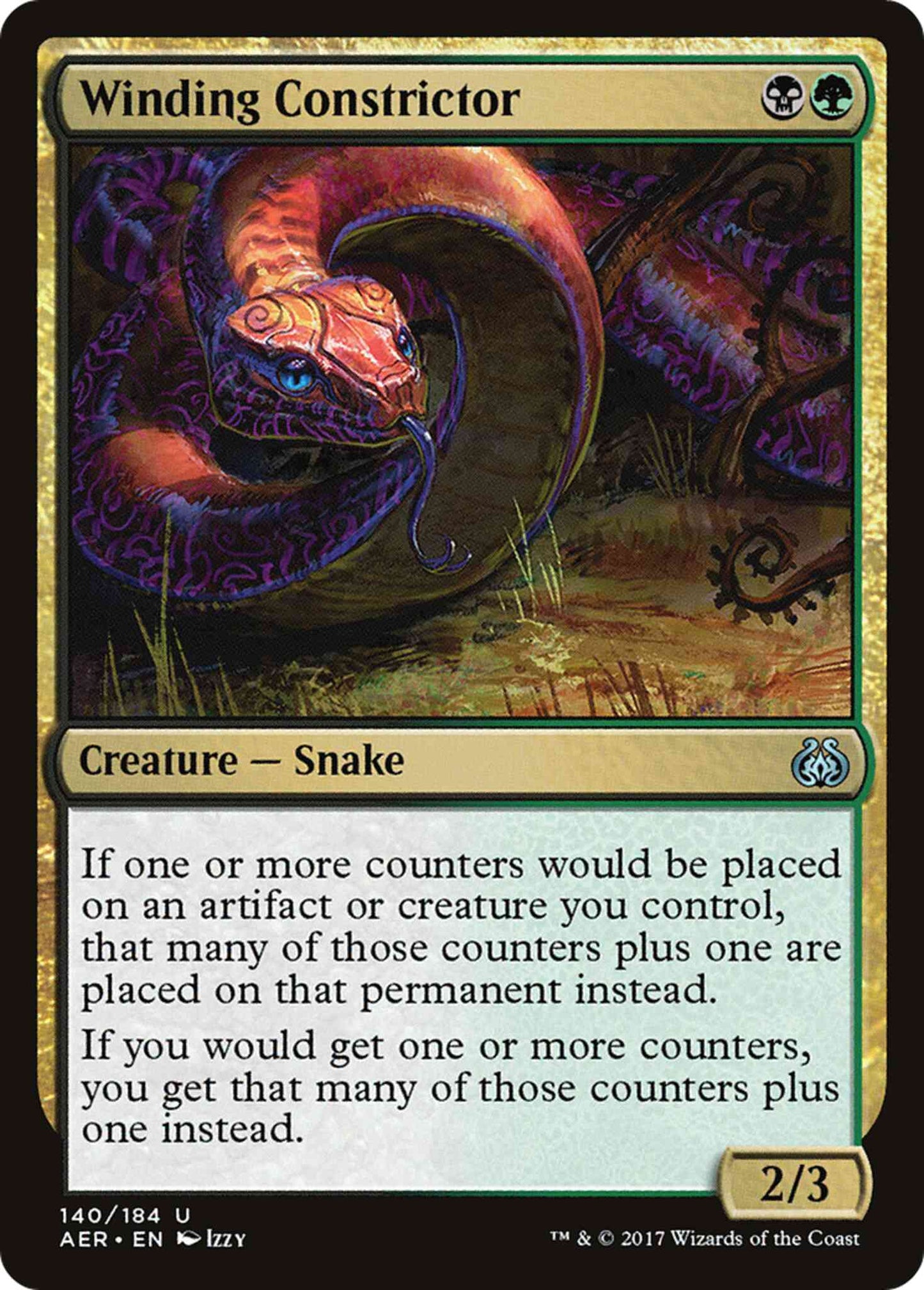 Winding Constrictor [140] [Aether Revolt] [Non-Foil]