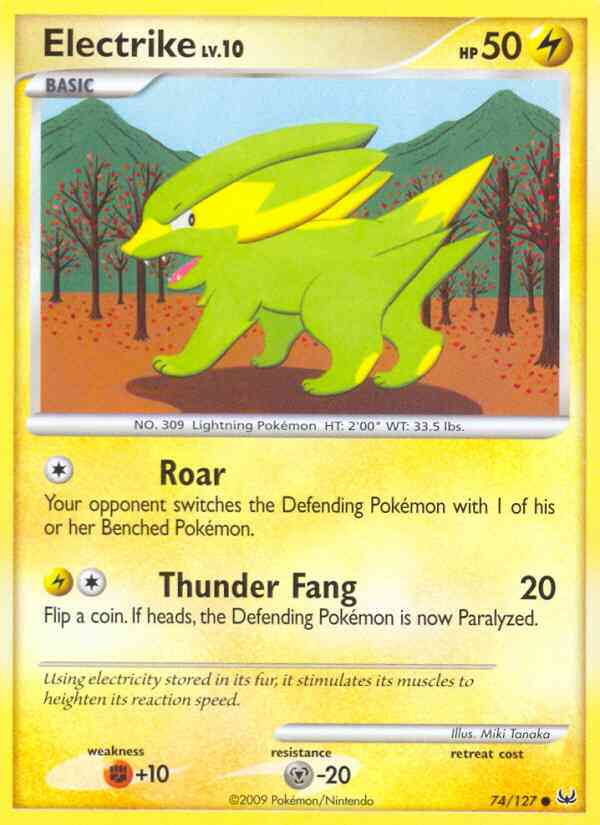 Electrike - 74/127 - Common [pl1-74] [Reverse Holo]