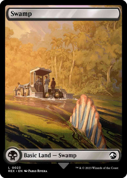 Swamp // Swamp [23] [Full Art] [Universes Beyond: Jurassic World Collection] [Non-Foil]