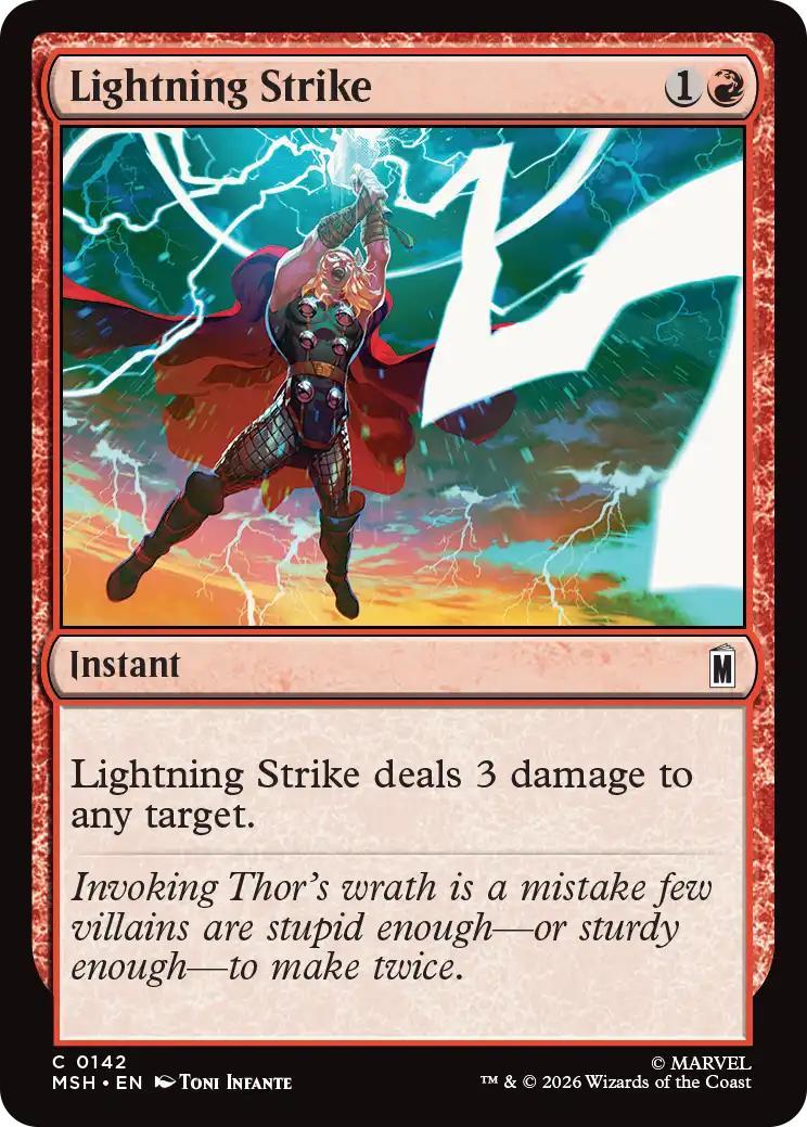 Lightning Strike [142] [Marvel Super Heroes] [Non-Foil]