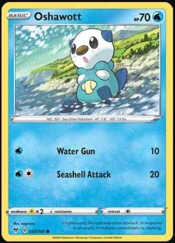 Oshawott - 033/185 - Common [swsh4-033] [Reverse Holo]