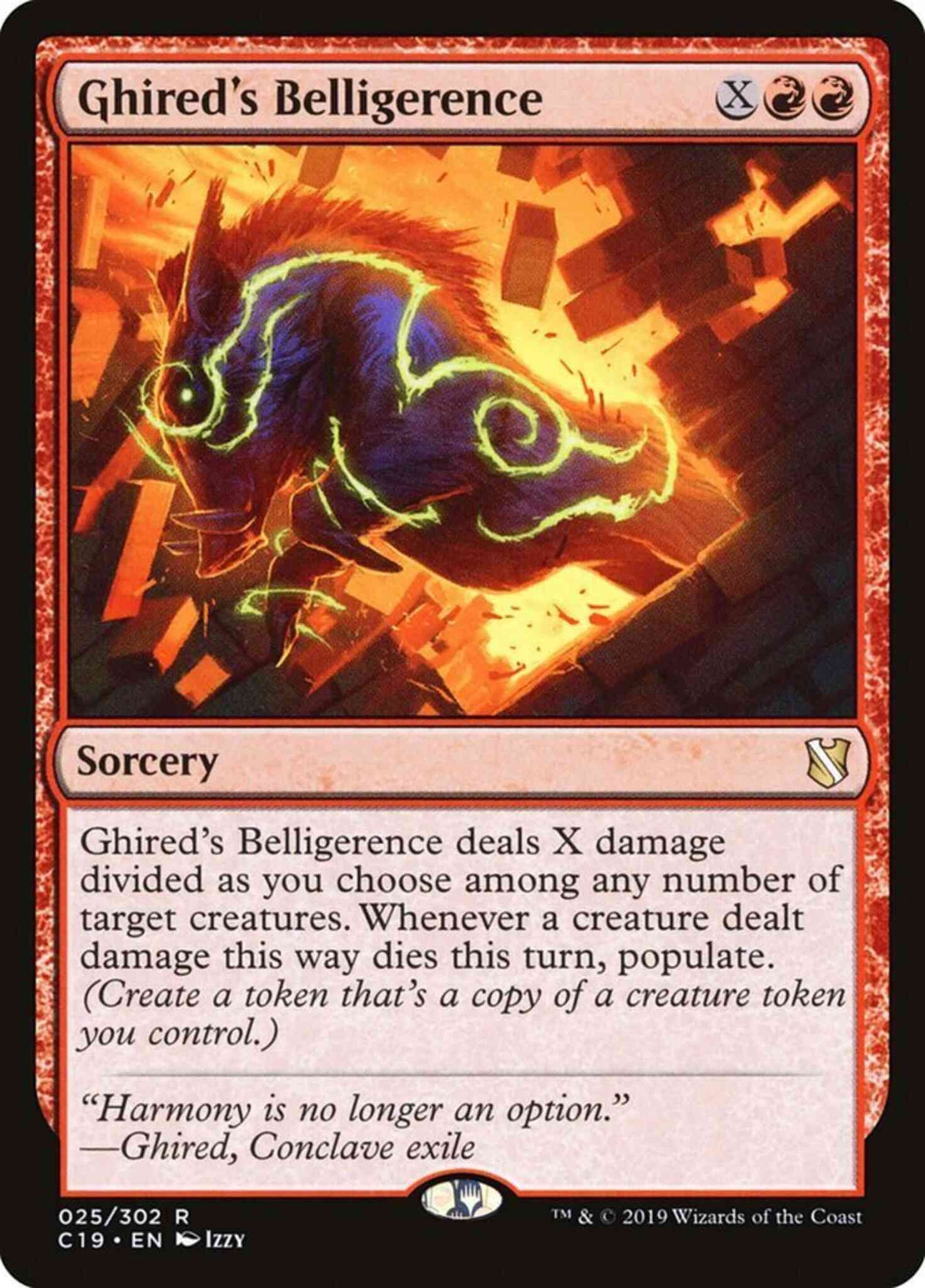 Ghired's Belligerence [25] [Commander 2019] [Non-Foil]