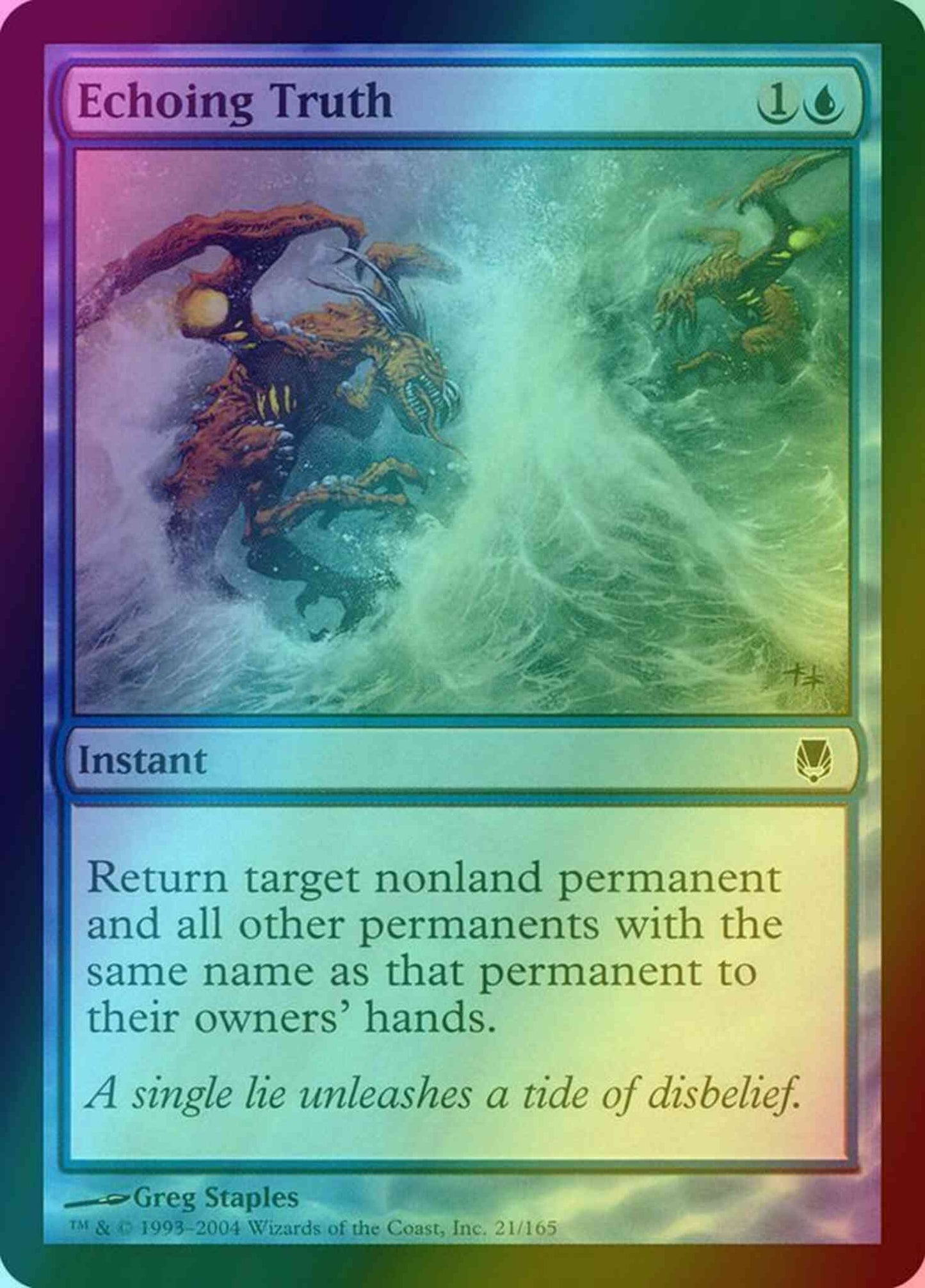 Echoing Truth [21] [Darksteel] [Foil]