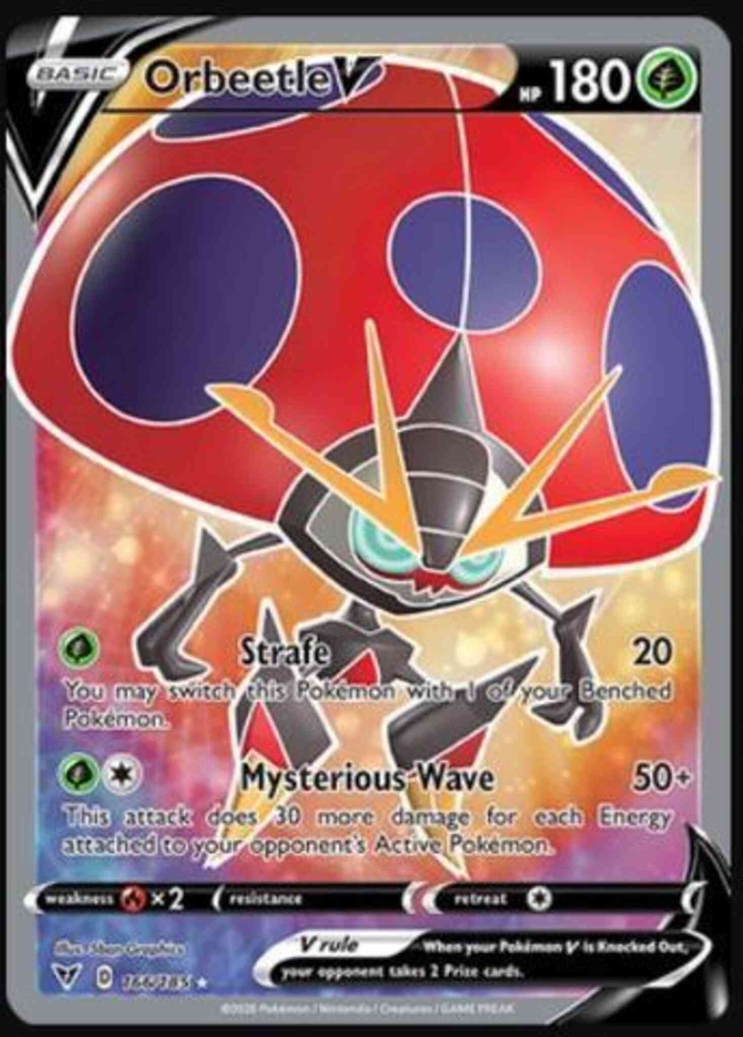 Orbeetle V - 166/185 - Rare Ultra [swsh4-166] [Ultra]