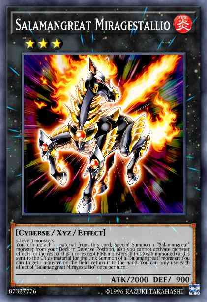 Salamangreat Miragestallio - SDSB-EN042 - Ultra Rare - 1st Edition