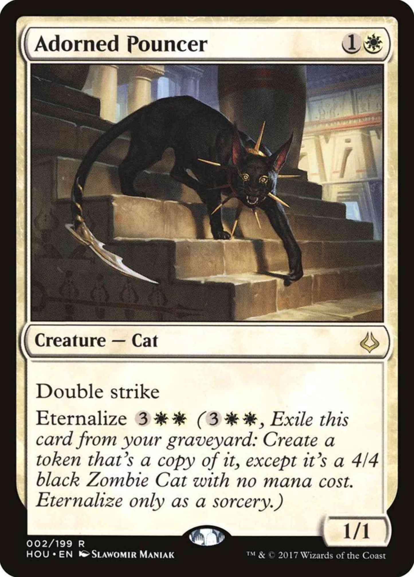 Adorned Pouncer [2] [Hour of Devastation] [Non-Foil]