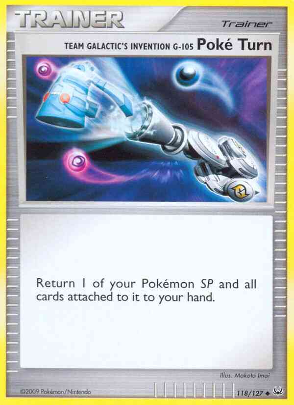 Team Galactic's Invention G-105 Poké Turn - 118/127 - Uncommon [pl1-118] [Non-Holo]