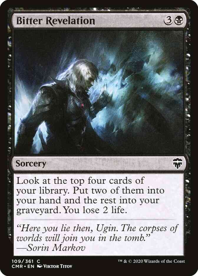 Bitter Revelation [109] [Commander Legends] [Non-Foil]