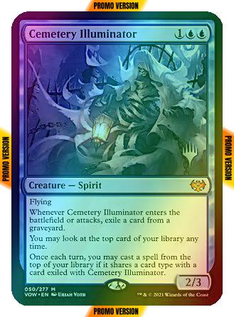 Cemetery Illuminator [50p] [Promo Pack] [Innistrad: Crimson Vow: Promos] [Foil]