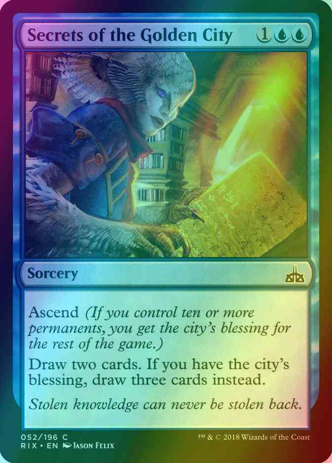 Secrets of the Golden City [52] [Rivals of Ixalan] [Foil]