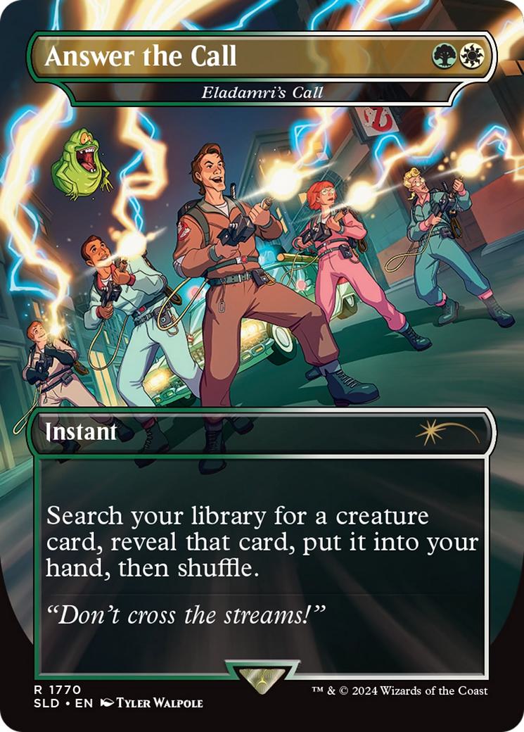 Answer the Call - Eladamri's Call [1770] [Borderless] [The Real Ghostbusters] [Secret Lair Drop] [Non-Foil]