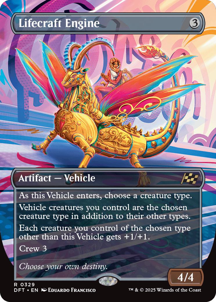 Lifecraft Engine [329] [Borderless] [Revved Up] [Aetherdrift] [Non-Foil]