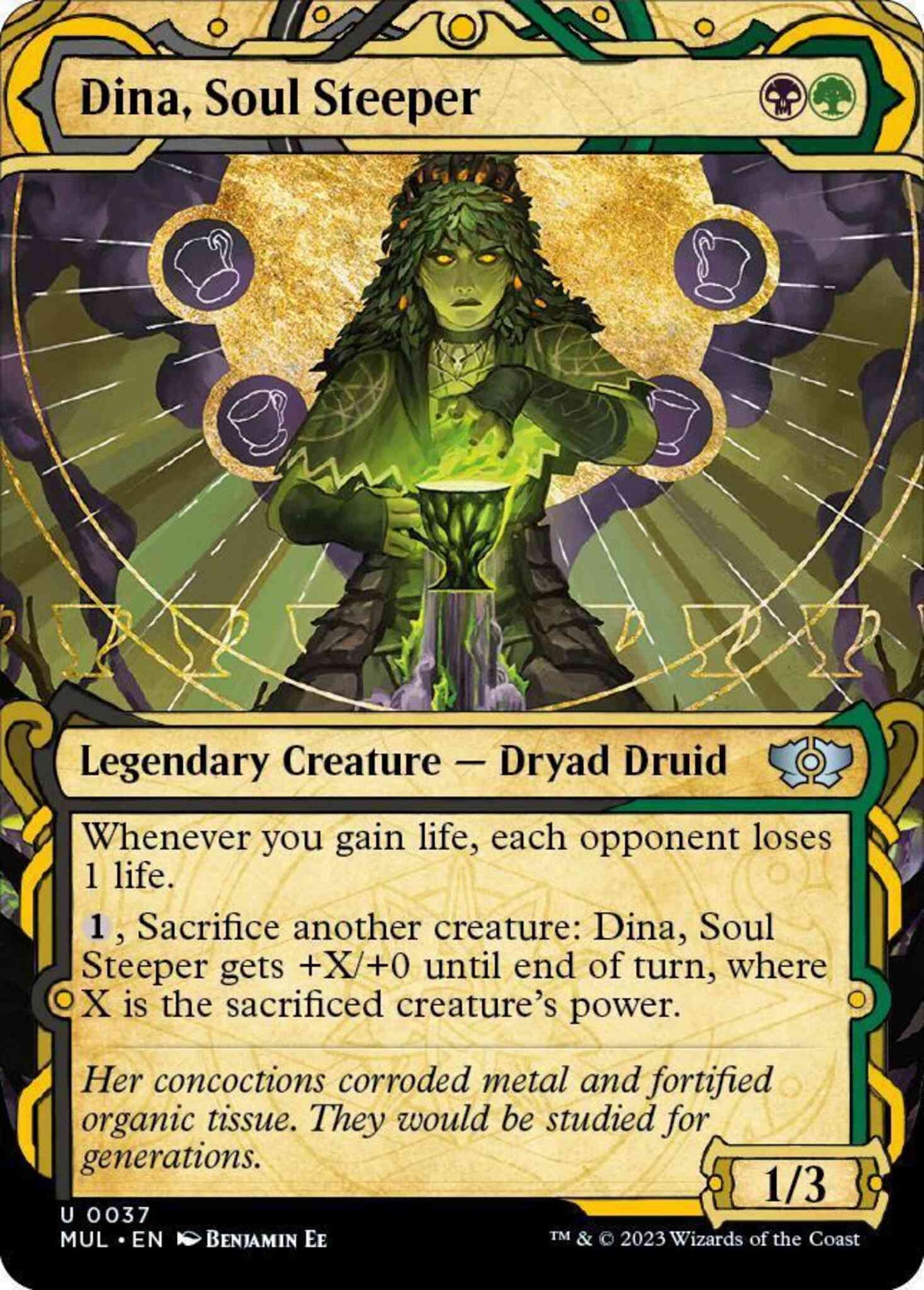 Dina, Soul Steeper [37] [Planar Showcase] [Multiverse Legends] [Non-Foil]