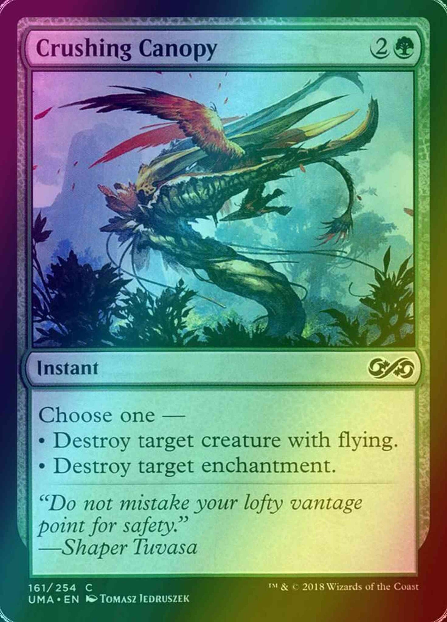 Crushing Canopy [161] [Ultimate Masters] [Foil]