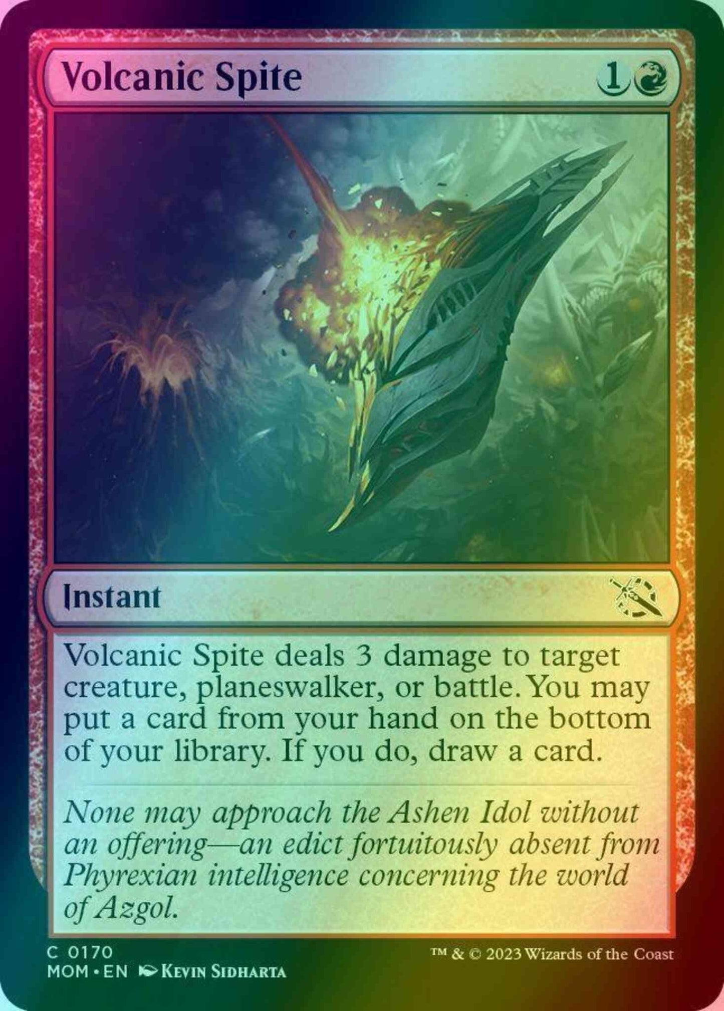 Volcanic Spite [170] [March of the Machine] [Foil]