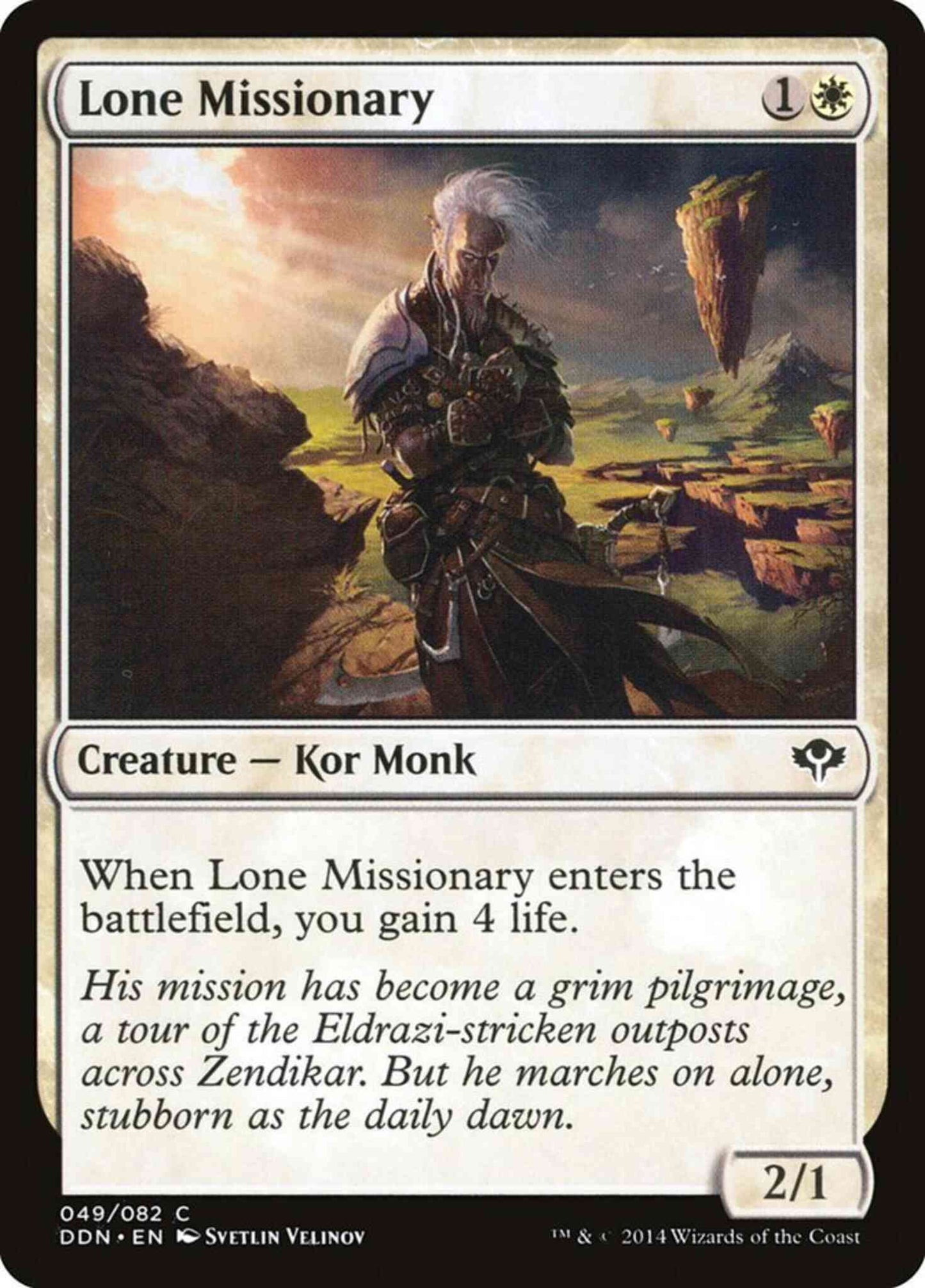 Lone Missionary [49] [Duel Decks Speed vs Cunning] [Non-Foil]