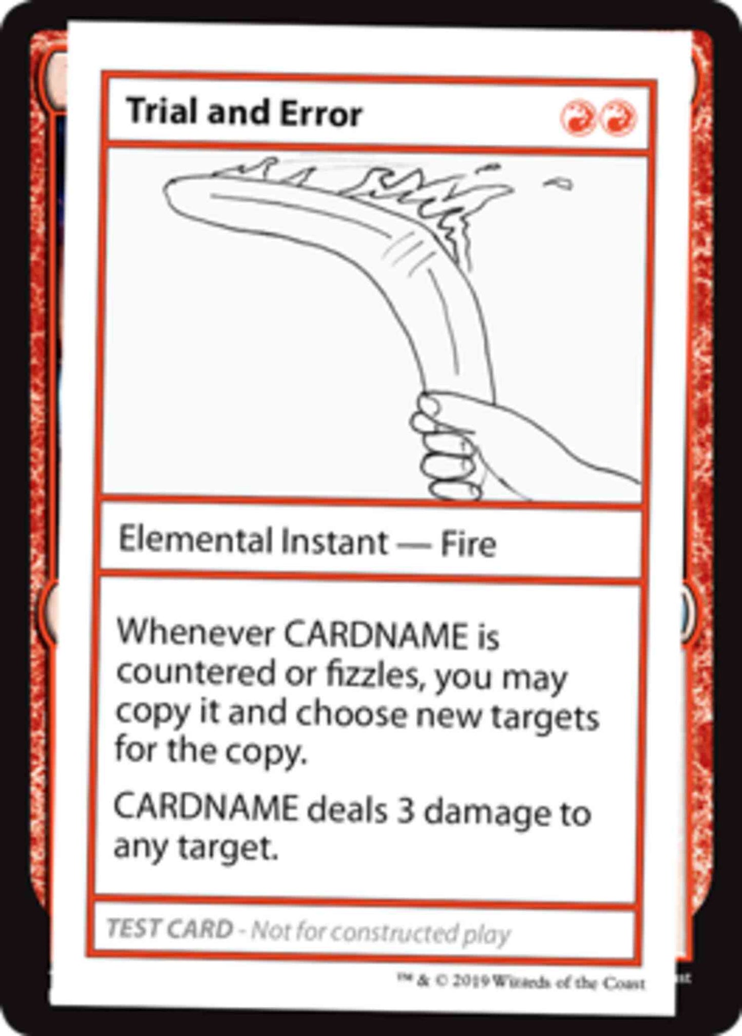 Trial and Error - No Symbol [68] [Mystery Booster Playtest Cards 2021] [Non-Foil]