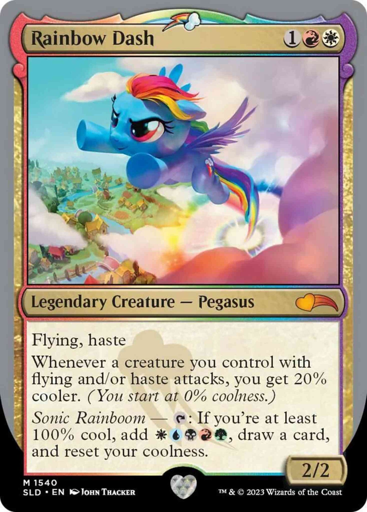 Rainbow Dash [1540] [Ponies: The Galloping 2] [Secret Lair Drop] [Non-Foil]
