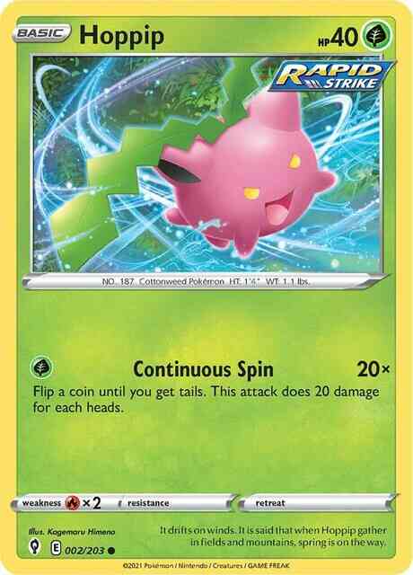 Hoppip - 002/203 - Common [swsh7-002] [Non-Holo]