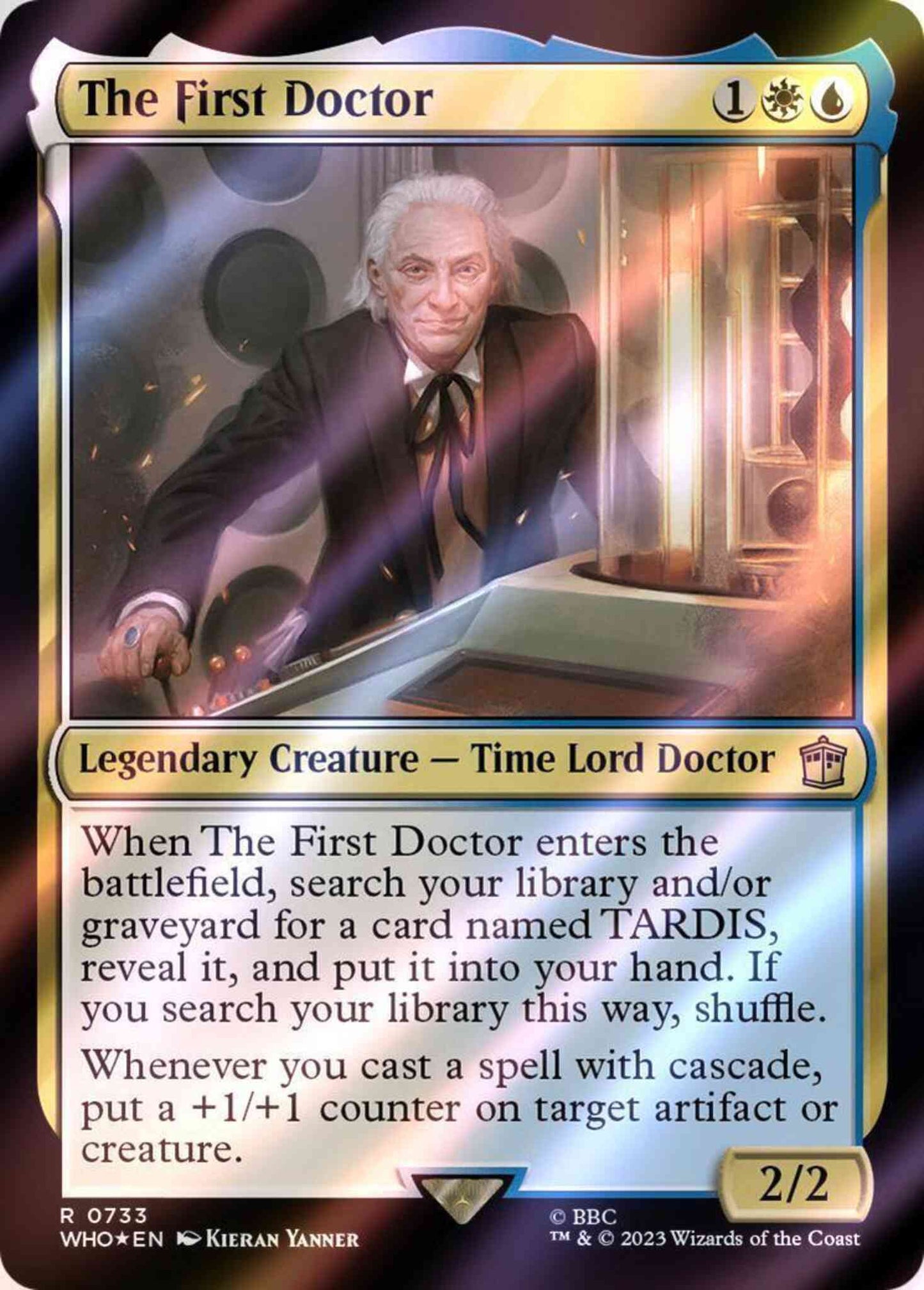 The First Doctor [733] [Universes Beyond: Doctor Who] [Surge Foil]