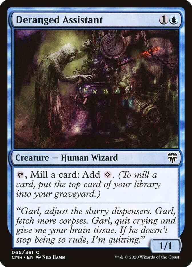 Deranged Assistant [65] [Commander Legends] [Non-Foil]