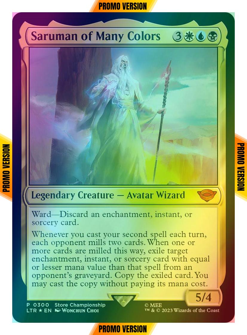 Saruman of Many Colors [300] [Store Championships] [The Lord of the Rings: Tales of Middle-earth] [Foil]