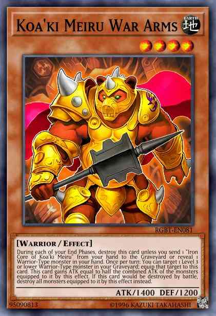Koa'ki Meiru War Arms - RGBT-EN081 - Super Rare - Unlimited