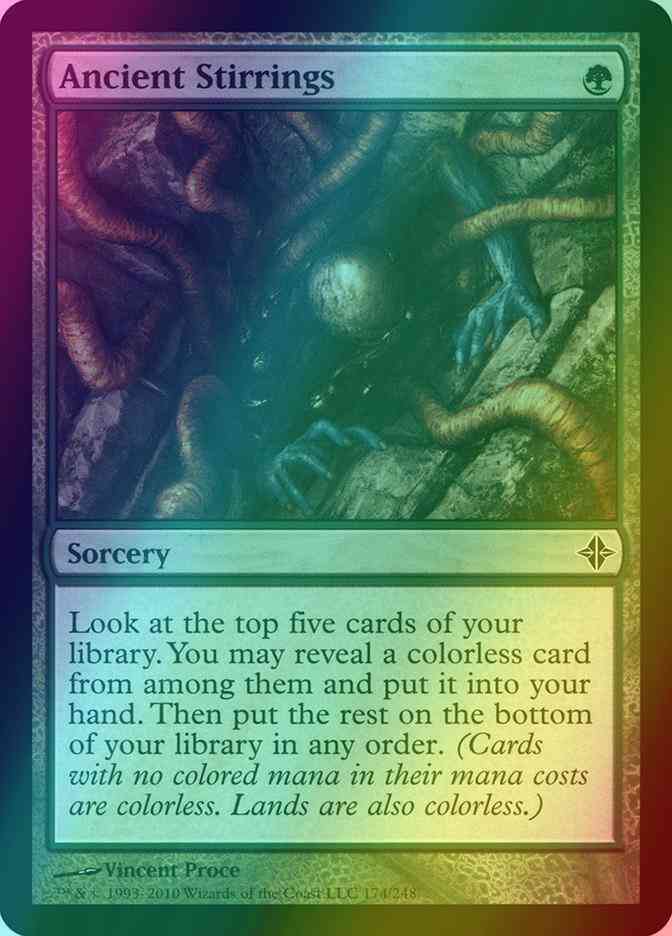 Ancient Stirrings [174] [Rise Of The Eldrazi] [Foil]