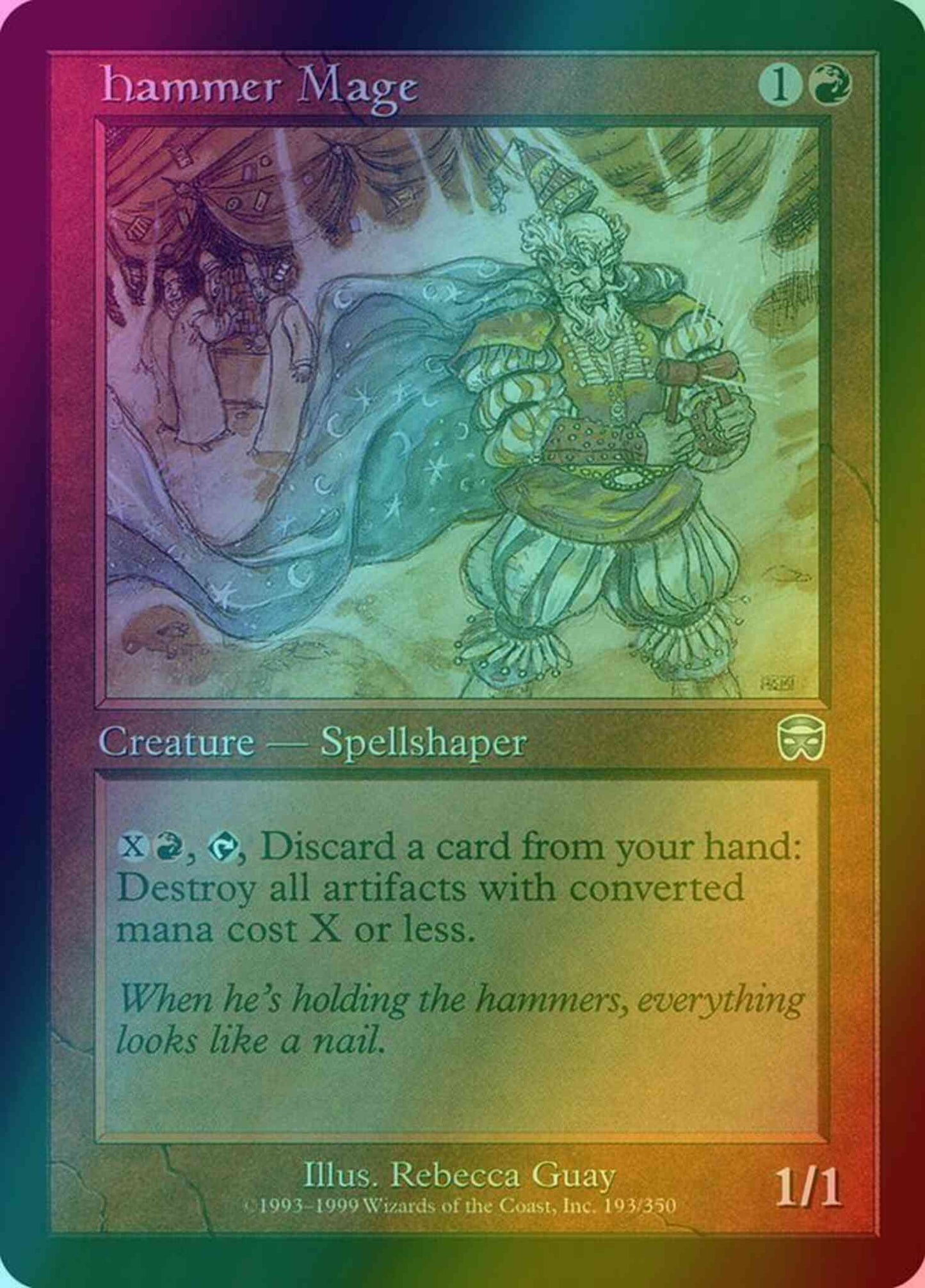 Hammer Mage [193] [Mercadian Masques] [Foil]