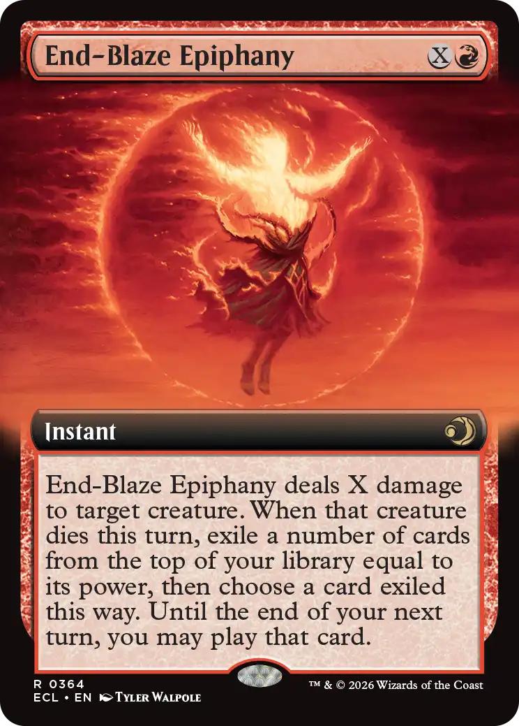 End-Blaze Epiphany [364] [Extended Art] [Lorwyn Eclipsed] [Non-Foil]