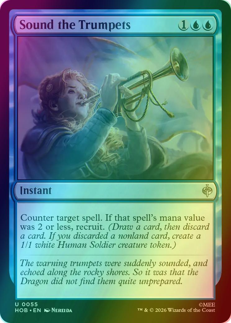 Sound the Trumpets [55] [The Hobbit] [Foil]