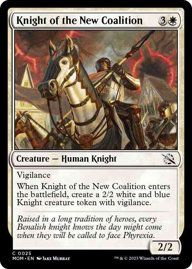 Knight of the New Coalition [25] [March of the Machine] [Non-Foil]