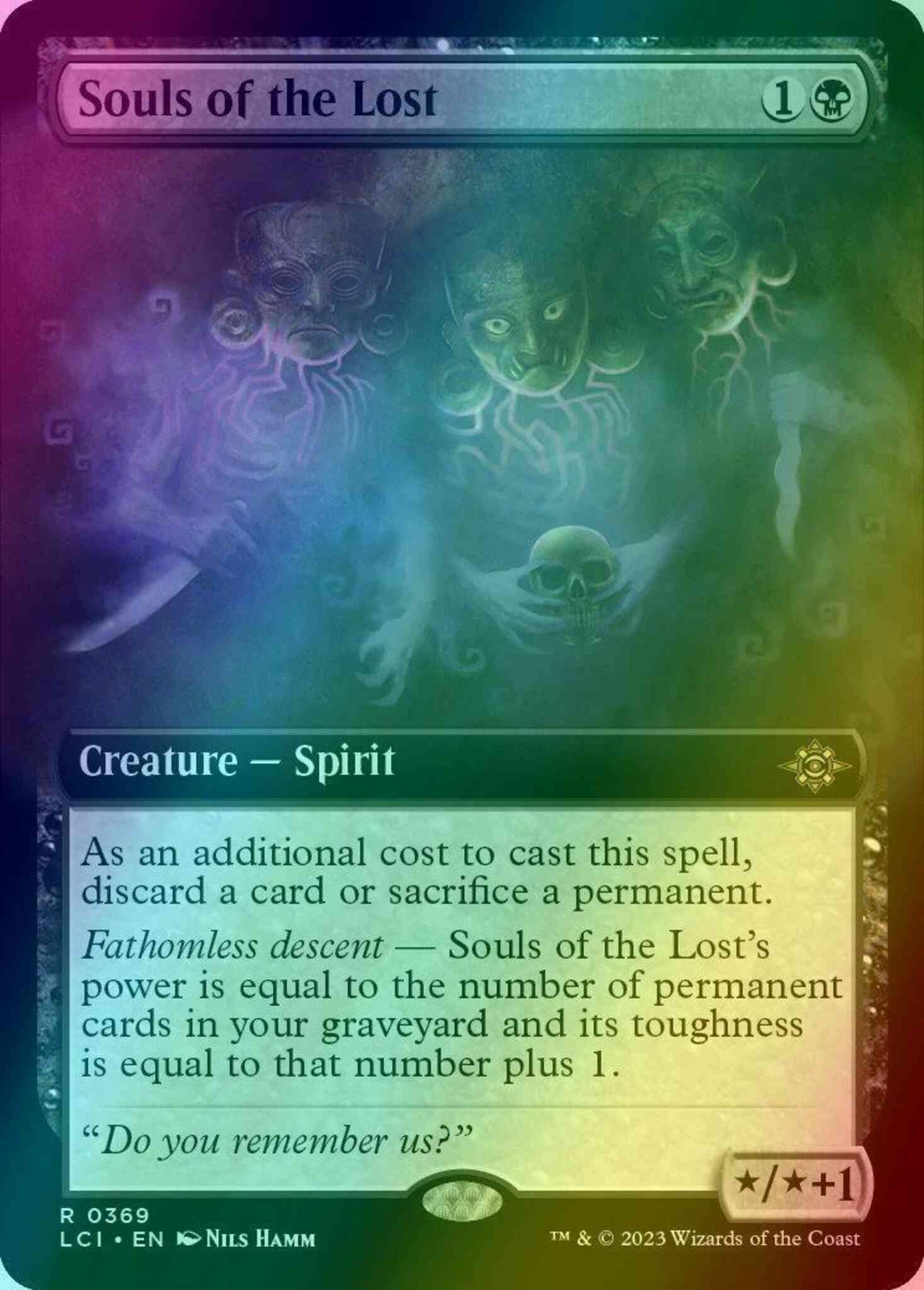 Souls of the Lost [369] [Extended Art] [The Lost Caverns of Ixalan] [Foil]