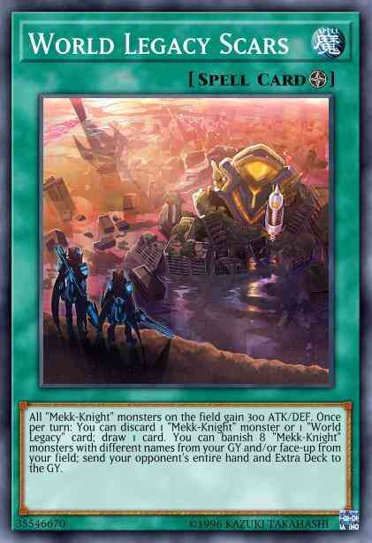 World Legacy Scars - MP18-EN205 - Rare - 1st Edition