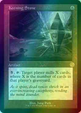 Keening Stone [26] [Retro Frame] [The Brothers' War Retro Artifacts] [Foil]