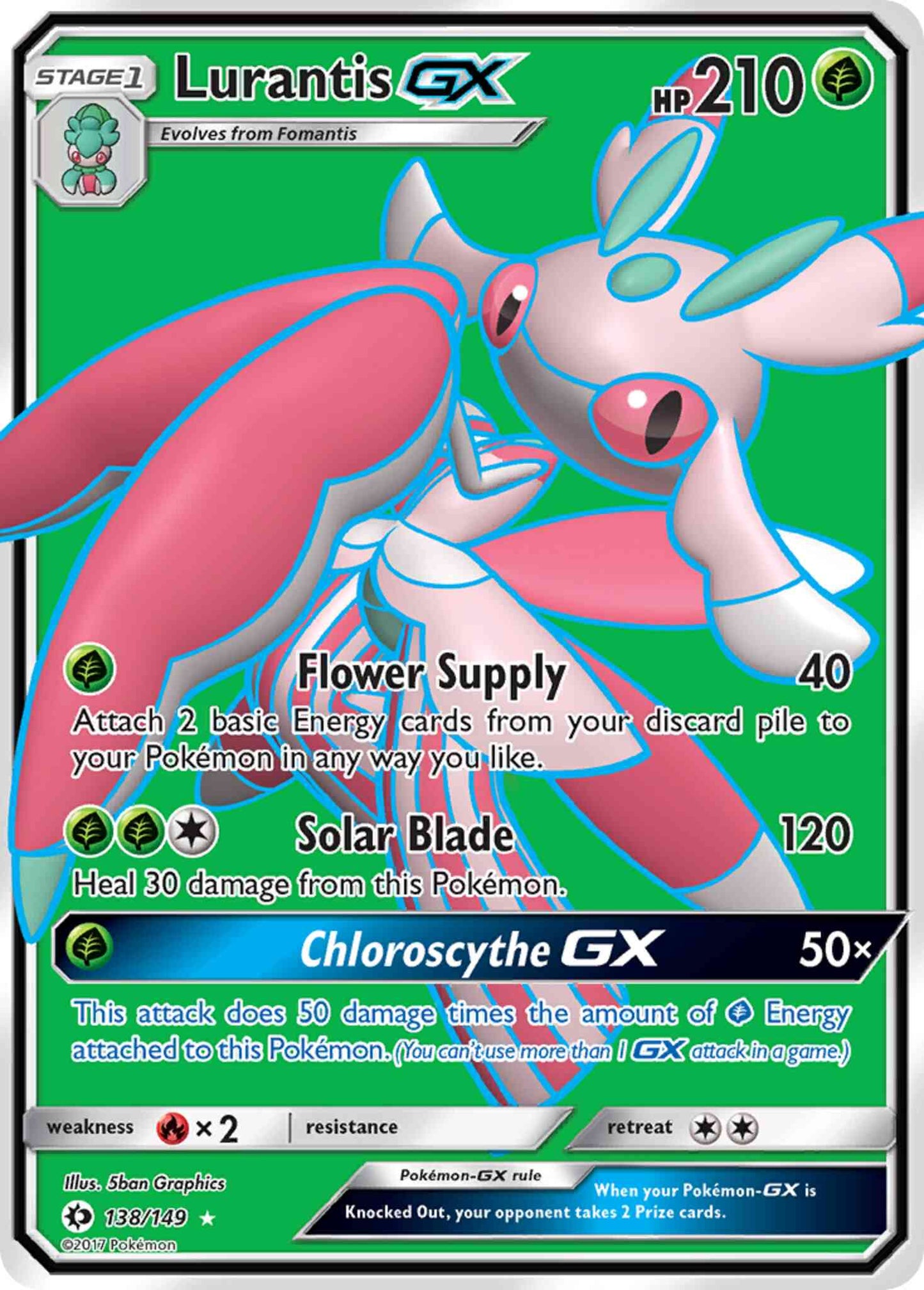 Lurantis-GX - 138/149 - Rare Ultra [sm1-138] [Ultra]