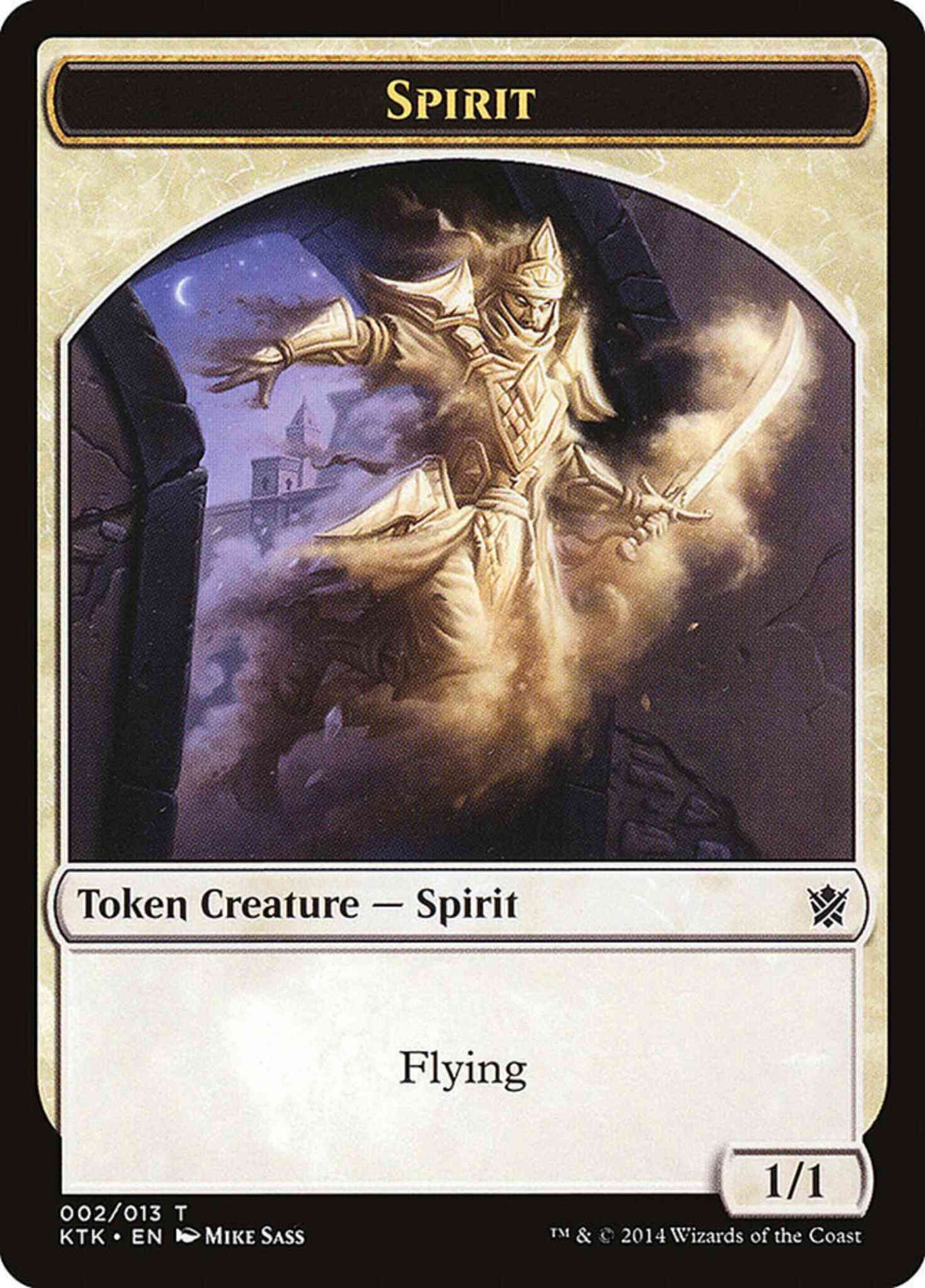 Spirit Token [02] [Khans of Tarkir Tokens] [Non-Foil]