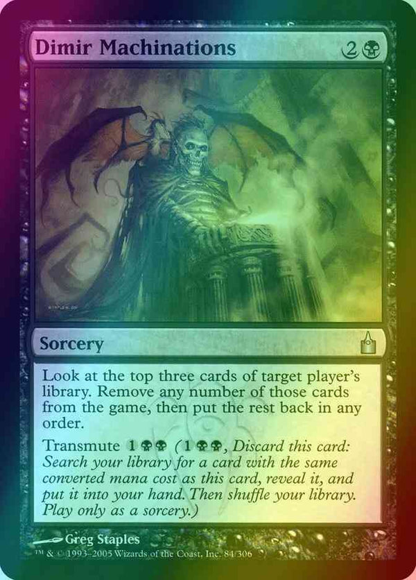 Dimir Machinations [84] [Ravnica City Of Guilds] [Foil]