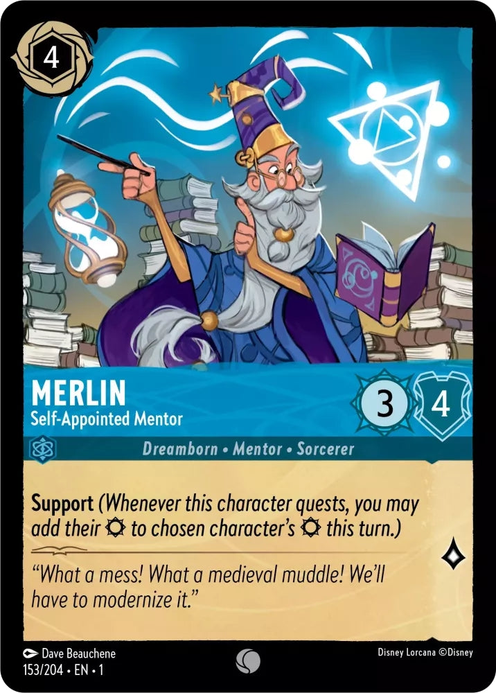 Merlin - Self-Appointed Mentor - 153/204 [The First Chapter] [Non-Foil]