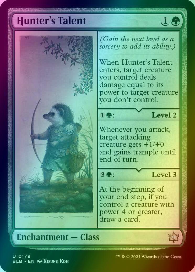 Hunter's Talent [179] [Bloomburrow] [Foil]