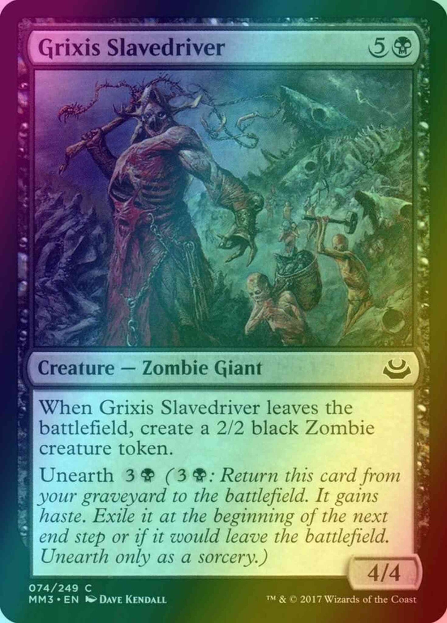 Grixis Slavedriver [74] [Modern Masters 2017] [Foil]
