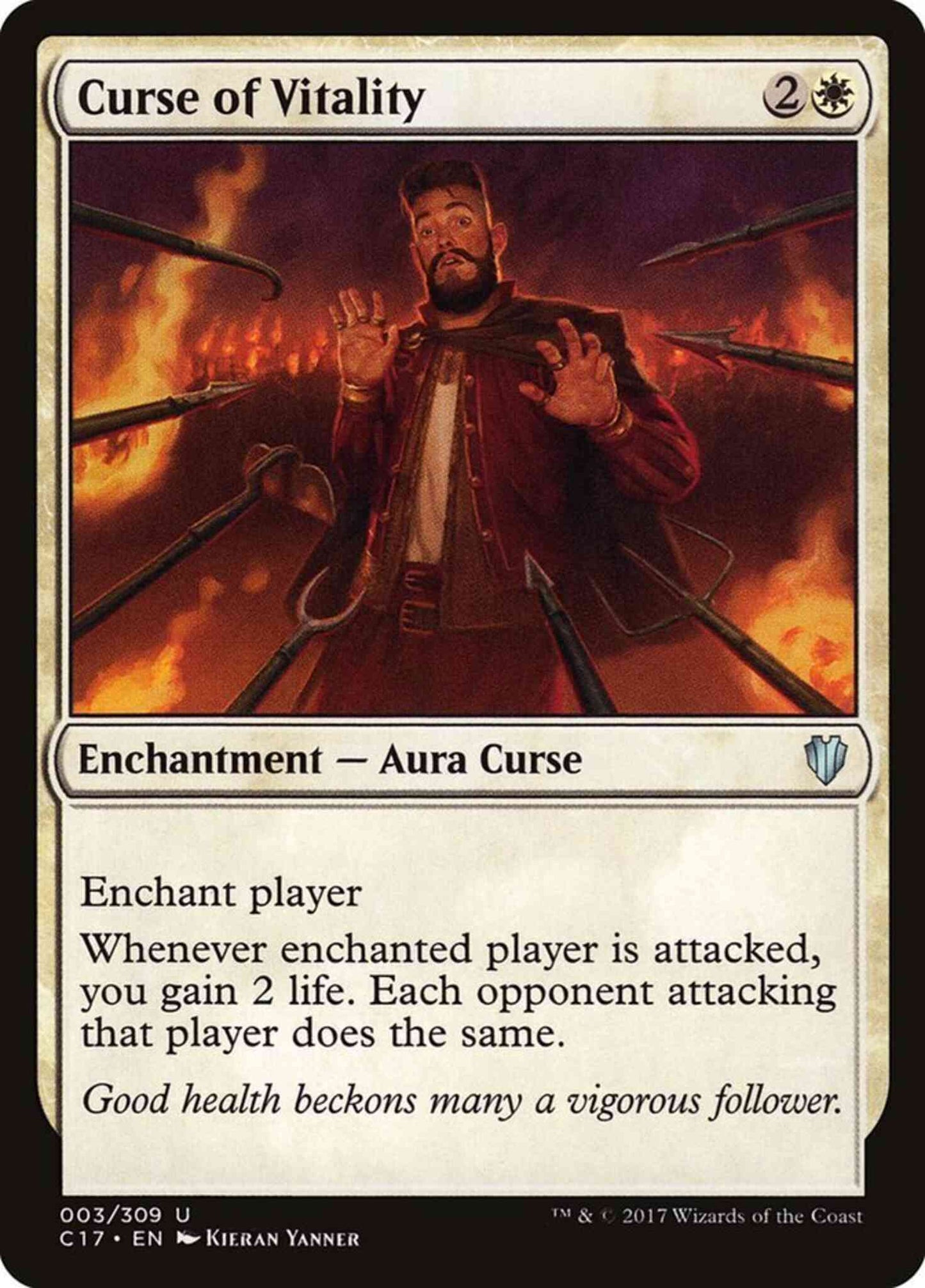 Curse of Vitality [3] [Commander 2017] [Non-Foil]