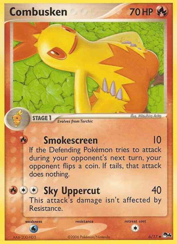 Combusken - 6/17 - Uncommon [pop4-6] [Non-Holo]